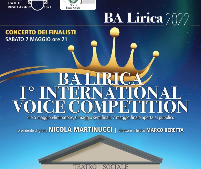 BA Lirica 1st International Voice Competition