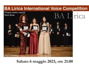 BA Lirica II International voice competition – 6.05.2023