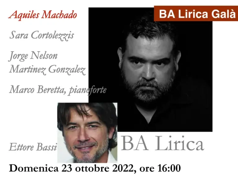 BA Lirica galà – 23.10.2022
