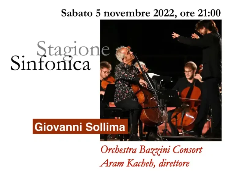 Giovanni Sollima & Bazzini Consort – 5.11.2022